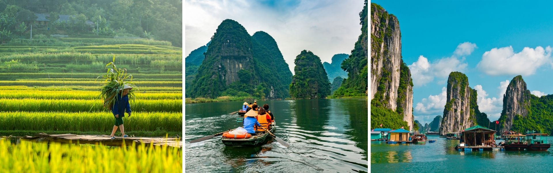 From Ninh Binh to Halong Bay