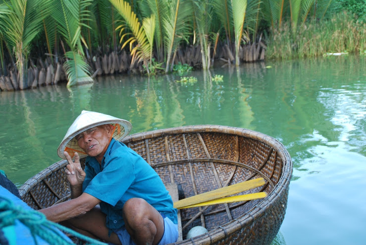 Day 11: Hanoi - Fly to Da Nang - Hoi An - Basket tour - Tra Que village