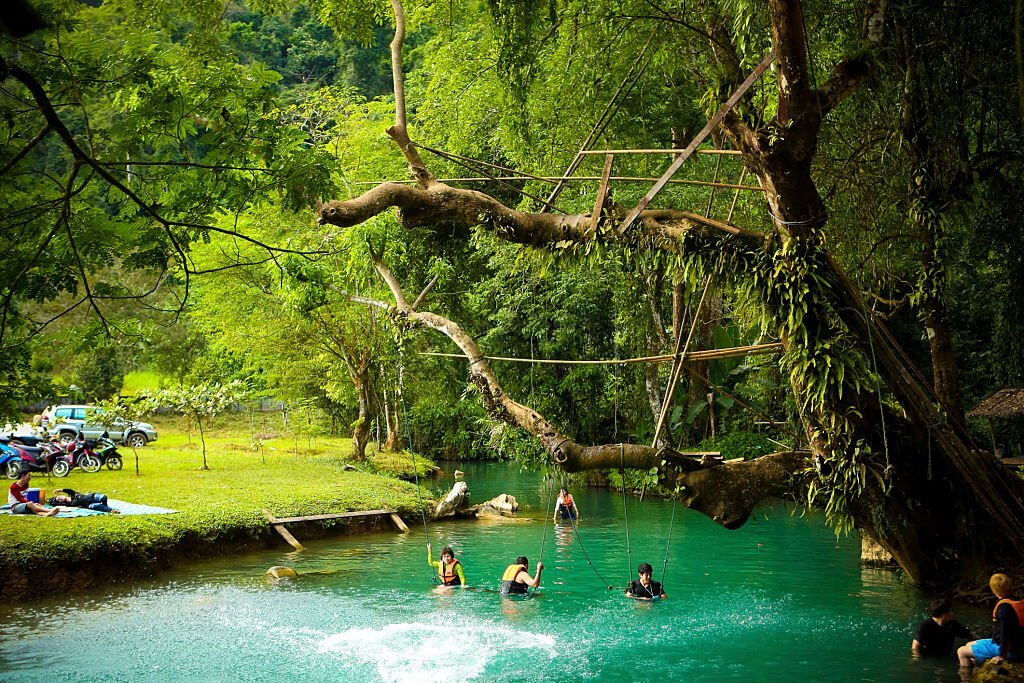 Vang Vieng blue lagoon