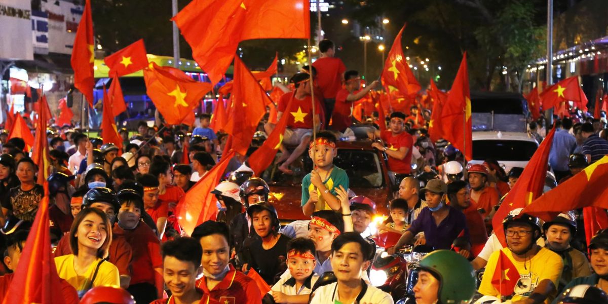 Vietnamese Football Celebration