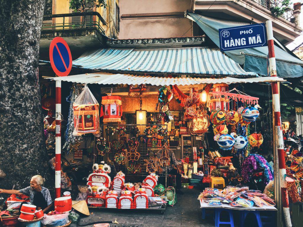 hanoi old quarters hang ma