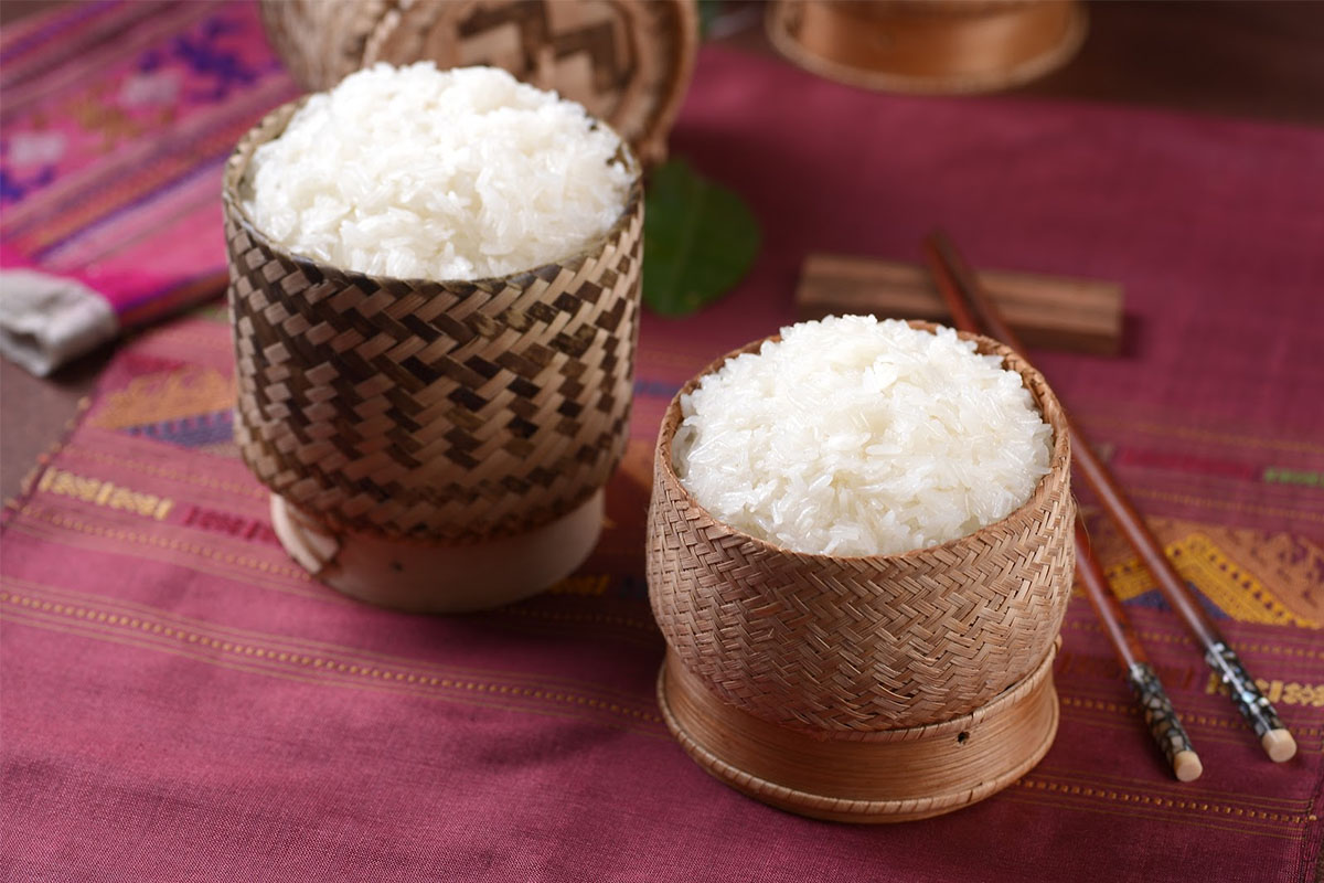 lao cuisine sticky rice