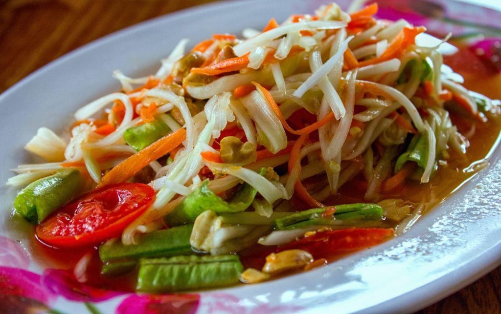 laos Papaya salad