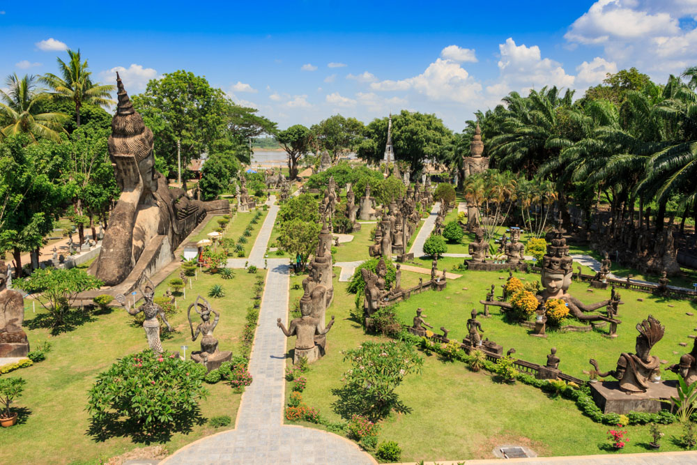 tips for short day trip in laos Buddha park