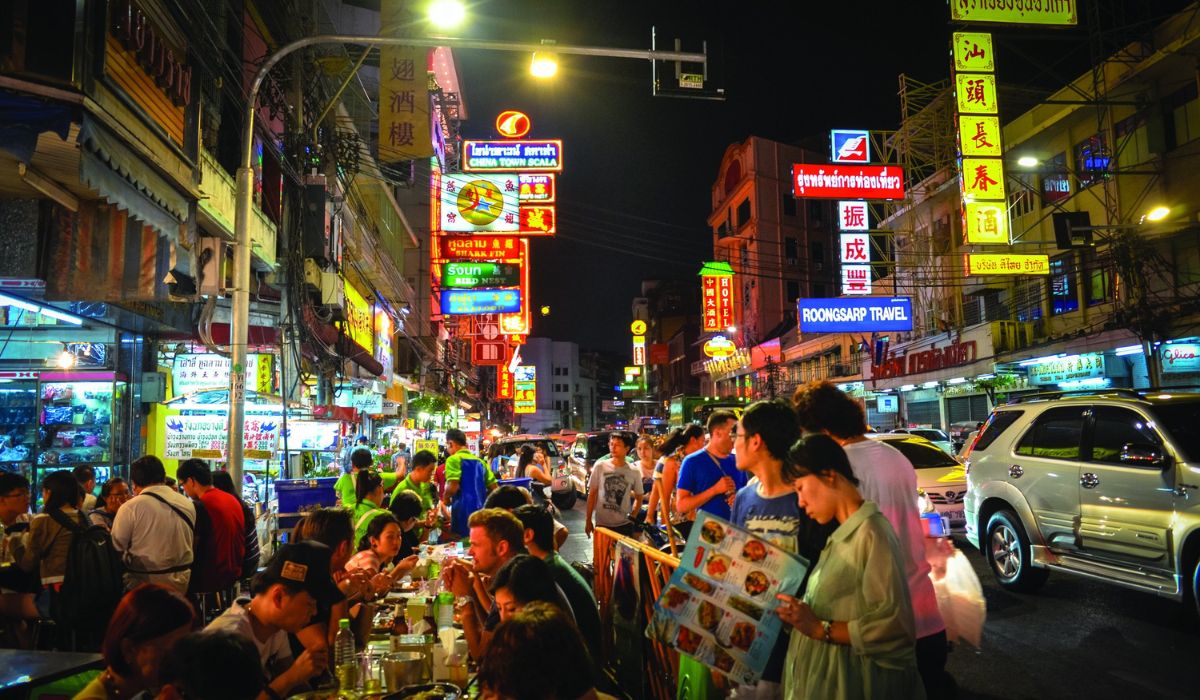 Chinatown Bangkok at night